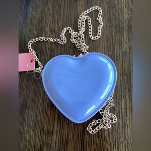 COPY - Heart Shaped Cute Blue Handbag -NEW